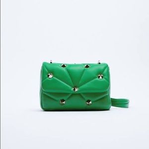 Quilted Crossbody bag with studs